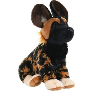 Wild Republic Zoo Realistic African Wild Dog 14" Stuffed Animal Plush Toy